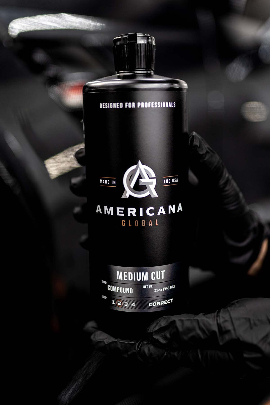 Americana Global Medium Cut compound bottle