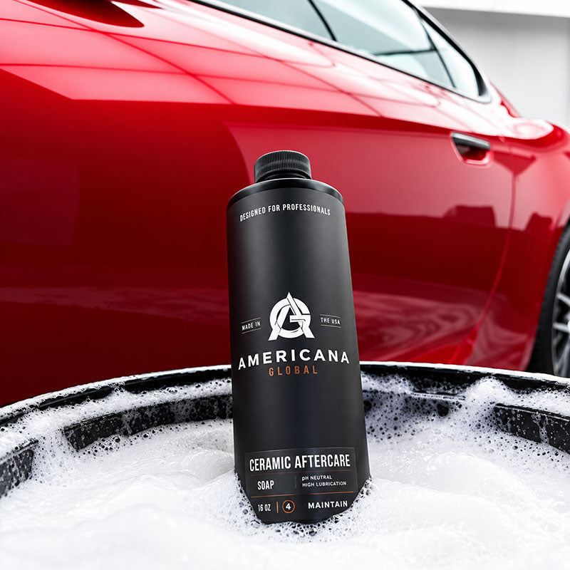 Americana Global Ceramic Aftercare Soap for ceramic-coated vehicle maintenance