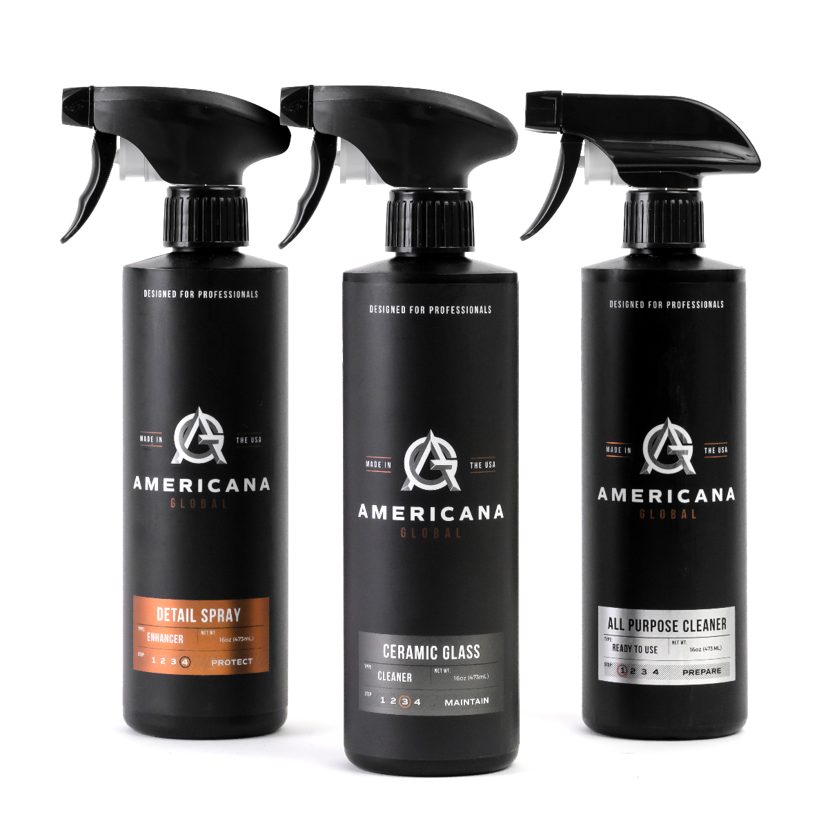Americana Global Maintain Essentials car care products