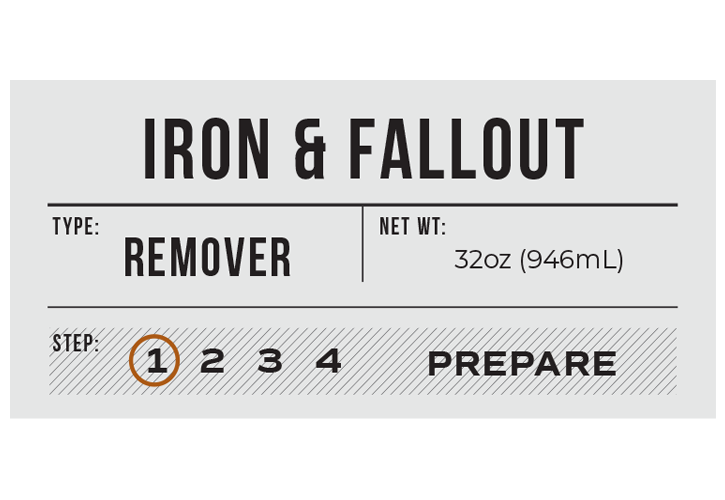 Iron & Fallout Remover